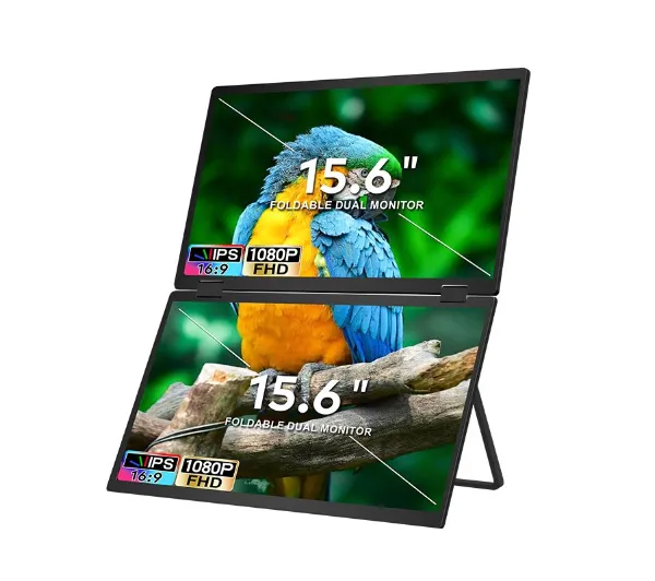 Extralink T01   2x15,6" Full HD IPS Przenośny