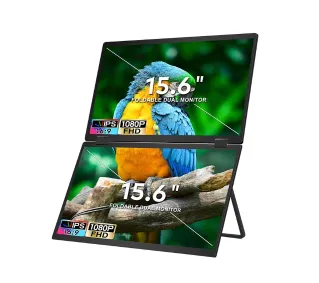 Extralink T01   2x15,6" Full HD IPS Przenośny - Kup na Raty - RRSO 0%