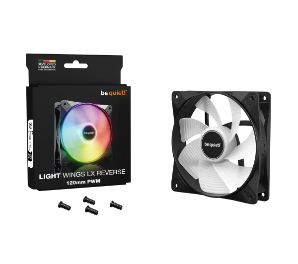 be quiet! Light Wings LX 120mm PWM Reverse Czarny
