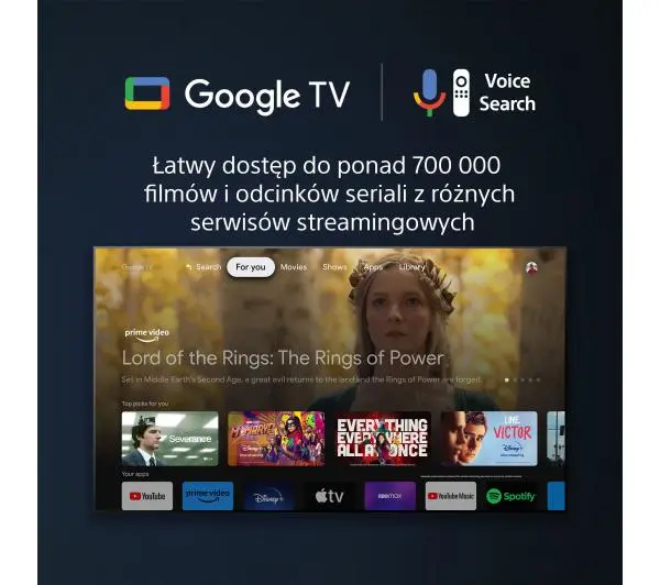 Sony XR-85X90L 85" Full Array LED 4K 120Hz Google TV Dolby Vision Dolby Atmos HDMI 2.1 DVB-T2 + Soundbar HT-BD60 - Kup na Raty - RRSO 0%