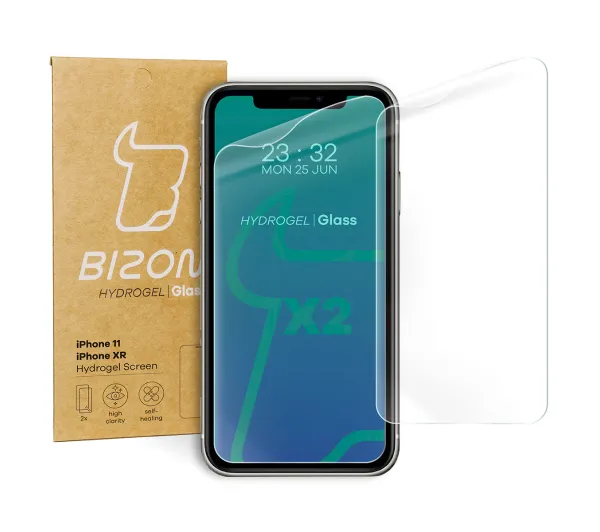 Bizon na ekran Hydrogel Front Duo do iPhone 11 / XR 2 sztuki