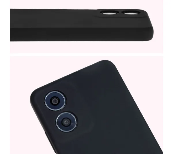 Bizon Bizon Soft Case do Motorola Moto G04 Czarny