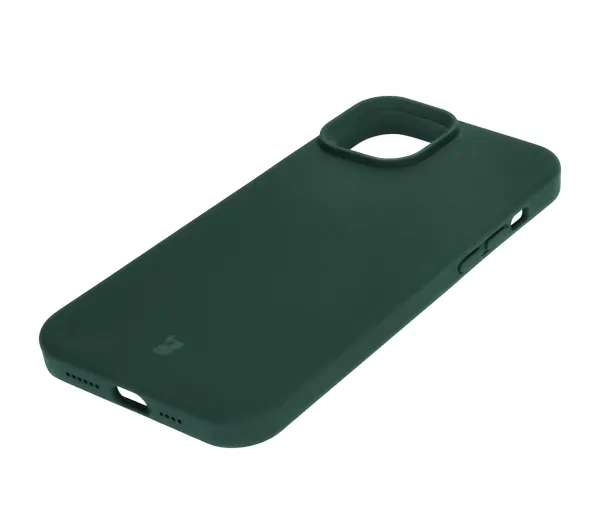 Bizon Soft Case do Apple iPhone 15 Plus Ciemnozielony