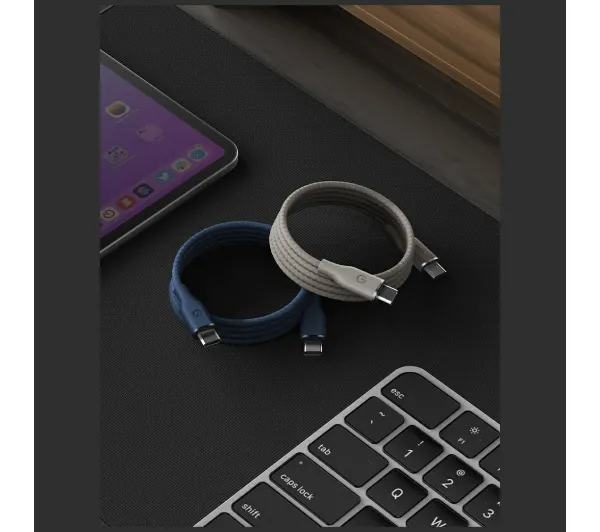 Energea Helix 60 USB-C do USB-C 60W 1,5m Niebieski