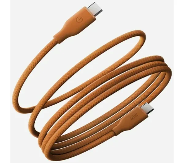 Energea Helix 60 USB-C do USB-C 60W 1,5m Pomarańczowy