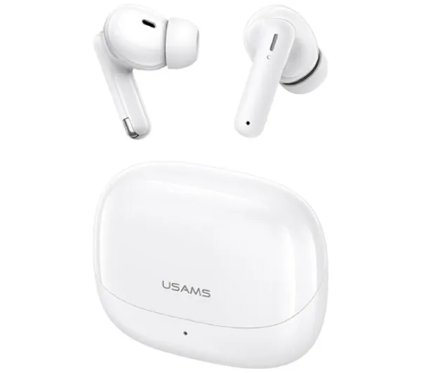 USAMS IF27 TWS Dokanałowe Bluetooth 5.3 Biały