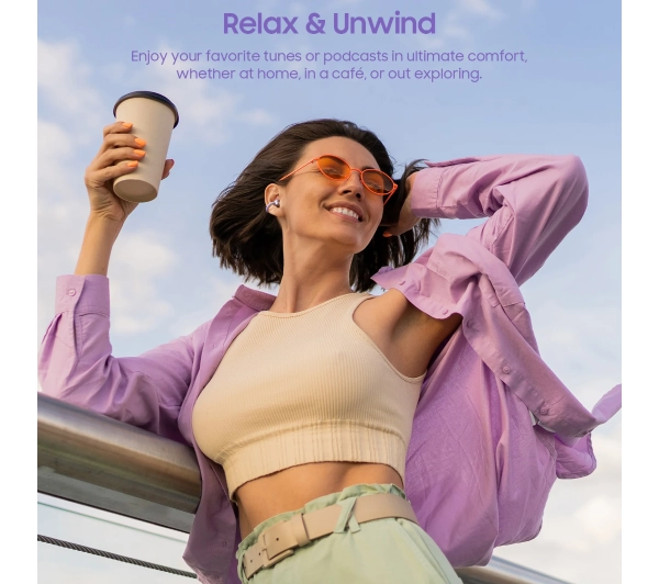 Tozo OpenOrb Przewodnictwo powietrzne Bluetooth 5.4 Fioletowy