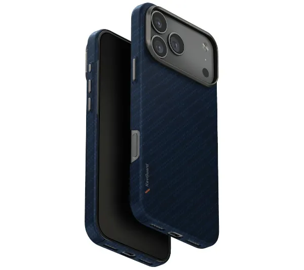 Etui UNIQ Keva Edge MagClick Charging do Apple iPhone 17 Pro Max Niebieski