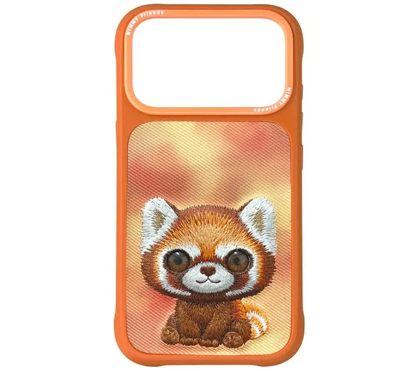 Nimmy Big Eyed Pet 2.0 Raccoon do iPhone 17 Pro Max Pomarańczowy