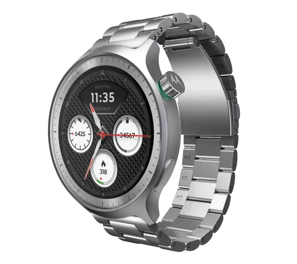 Motorola Moto Watch Funkcje AI 47mm GPS Srebrny