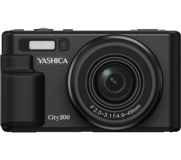 Aparat YASHICA City 200 Czarny 72Mpix, 10-krotny zoom optyczny, 4-krotny zoom cyfrowy, 5K 30fps