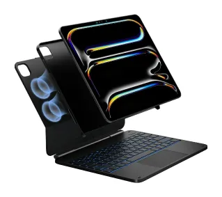 Typecase Edge z klawiaturą do iPad Air 13" M2 2024 /M3 2025/M4 2026 Czarny