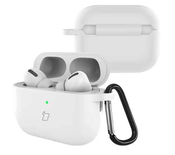 Bizon Case Headphone Silicone do AirPods Pro 3 Biały