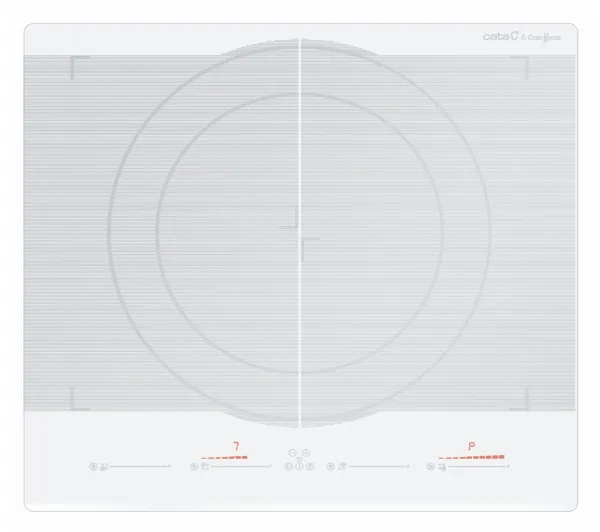 Płyty do zabudowy - Cata GIGA 600 WH 59cm Biały