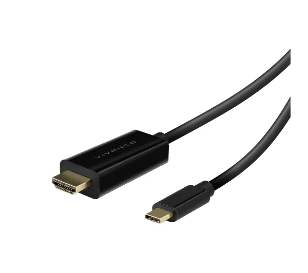 Vivanco VNITTYCHDMI15MMG HDMI-USB-C 1,5m Czarny