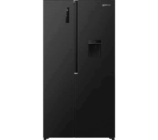 Lodówki - Gorenje G400 SBS NRS917E41BXWD 178,6cm Komora świeżości Czarny