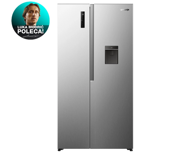 Lodówki - Gorenje G400 SBS NRS917E41XWD No Frost Plus Komora świeżości 178,6cm Dystrybutor wody MultiFlow Szary