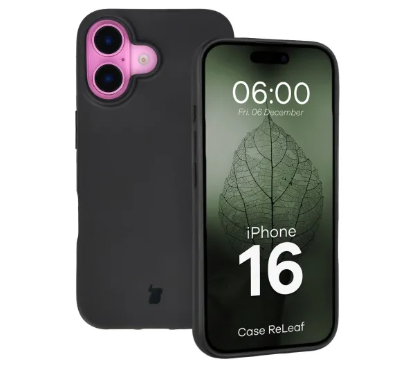 Bizon ReLeaf do iPhone 16 Czarny