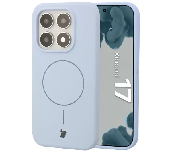 Bizon Soft Magnetic do Xiaomi 17 Jasnoniebieski