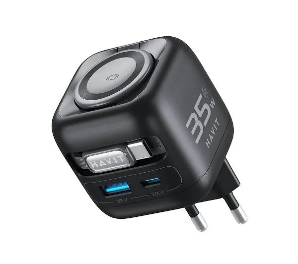Havit UC250 USB-A USB-C Kabel USB-C 35W Czarny