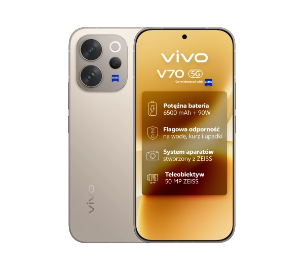 vivo V70 5G 8/512GB 6,59" 120Hz 50Mpix Szary