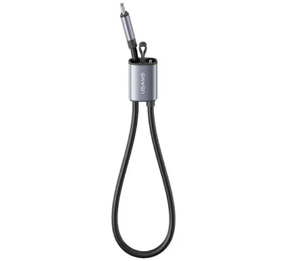 USAMS U97 USB-C do USB-C 60W 0,3m Szary