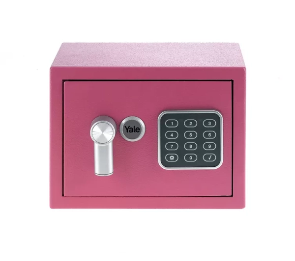 YALE HOME Sejf podstawowy YSV mini różowy