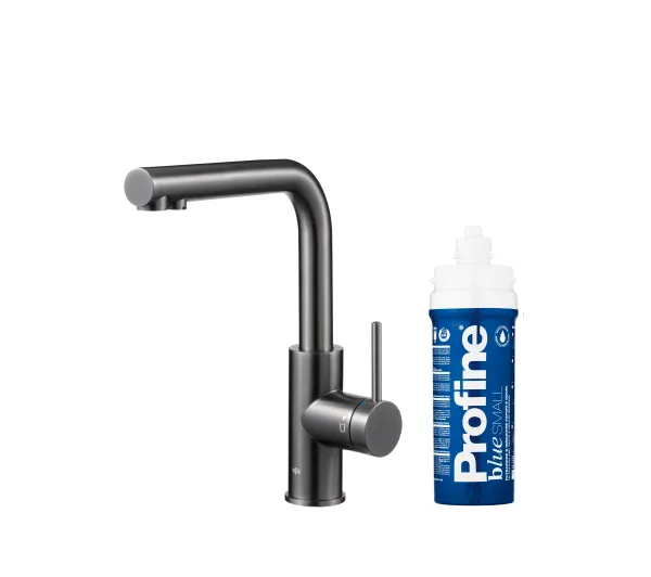 Baterie kuchenne - KFA Armatura Duero Pure Basic 6623-913-61 Grafitowy Stal szlachetna