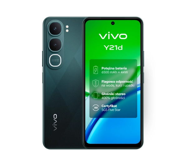 vivo Y21D 4G 4/256GB 6,68" 90Hz 50Mpix Zielony