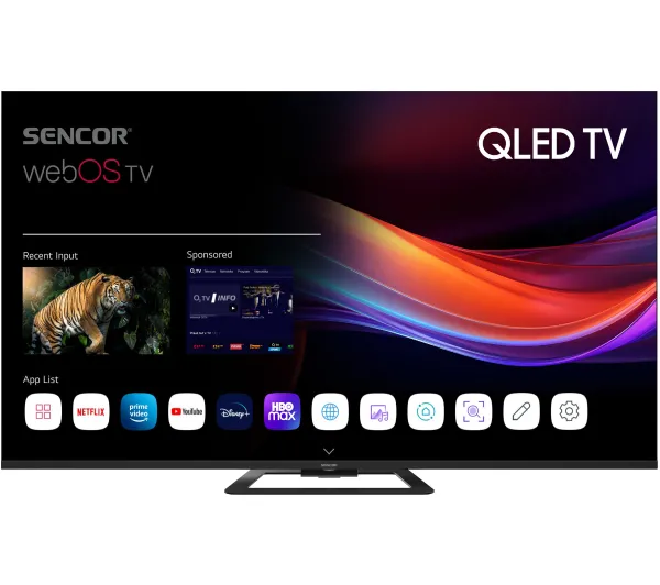Sencor SLE 65Q871B 65" QLED 4K webOS Smart TV DVB-T2