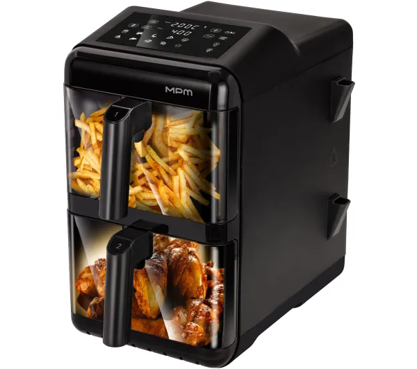 Frytkownice - MPM Double Air Fryer MFR-13 3000W 12l
