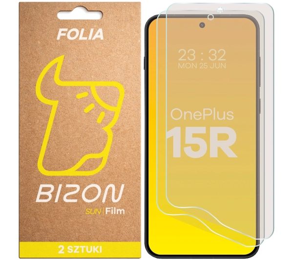 Bizon matowa Film Sun Duo do OnePlus 15R 2 sztuki