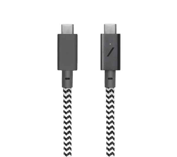 Native Union BELT-PRO2-ZEB-NP USB-C do USB-C 2,4m 240W Czarno-biały