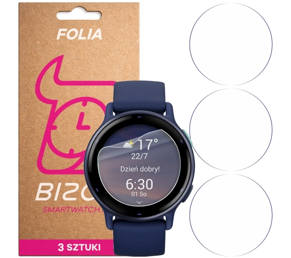Bizon Watch Film HydroFlex do Garmin Vivoactive 5