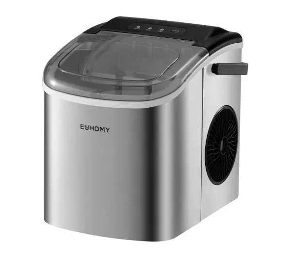 Kostkarki do lodu - Euhomy IM001 1,2l 12kg/24h Srebrny