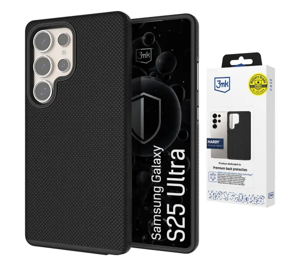 3mk Hardy Shockproof MagCase do Galaxy S25 Ultra Czarny