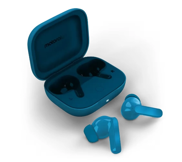 Motorola Moto Buds Bass Blue Jewel Dokanałowe Bluetooth 5.3 Niebieski