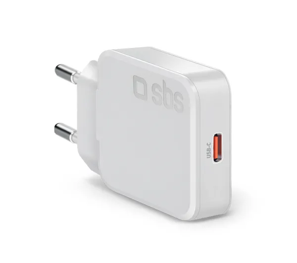 SBS Slim GaN PD USB-C 30W Biały