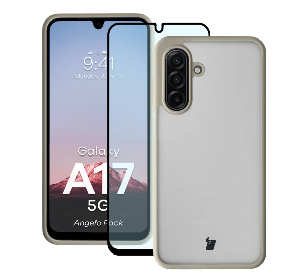 Bizon Angelo Pack do Galaxy A17 5G Beżowy