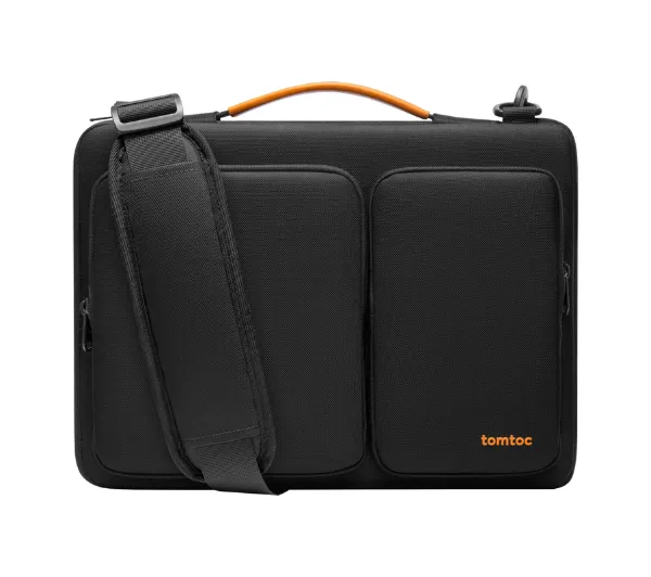 Torba Na Ramię Pokrowiec Na Laptopa 16" Czarny Tomtoc Defender A42