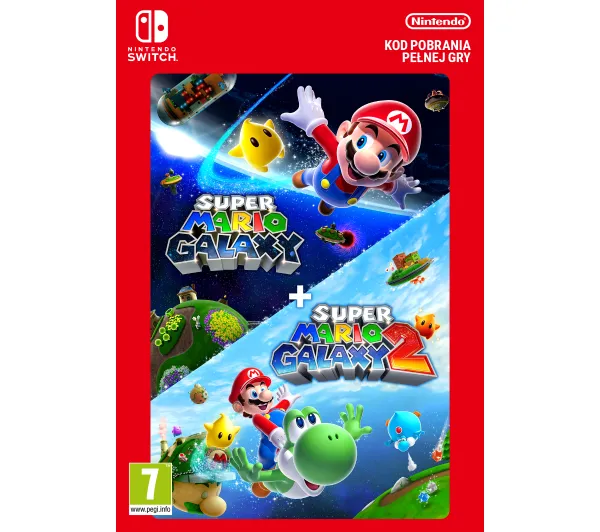Super Mario Galaxy + Super Mario Galaxy 2 Gra na Nintendo Switch [Bon Aktywacyjny]