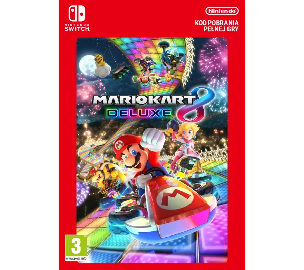 Mario Kart 8 Deluxe Gra na Nintendo Switch [Bon Aktywacyjny]