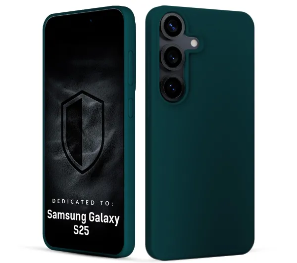 3mk Hardy Mellow Case do Galaxy S25 Ciemnozielony