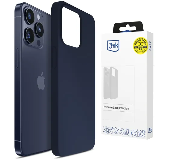 3mk Hardy Mellow Case do iPhone 15 Pro Max Granatowy