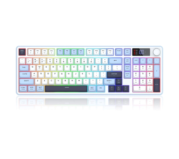 Redragon Aria K527WBL-PRO Biało-Niebieski