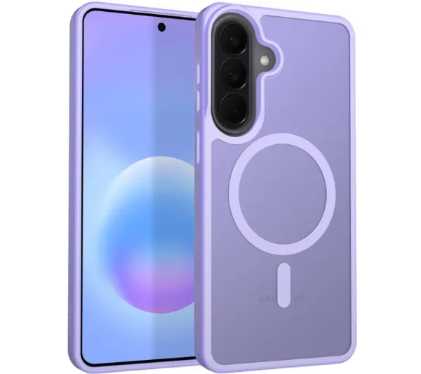 Crong Hybrid Matte Magnetic MagSafe do Galaxy A57 Lawendowy