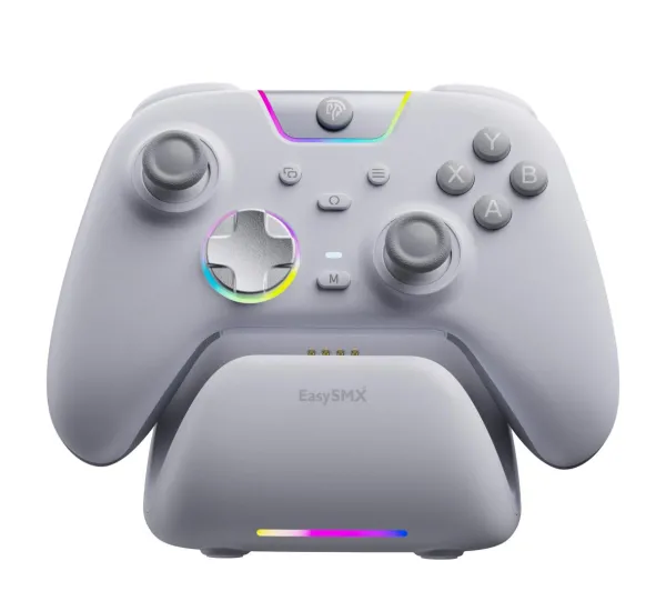 EasySMX X05Pro do Nintendo Switch, PC Bezprzewodowy Biały + Stacja dokująca