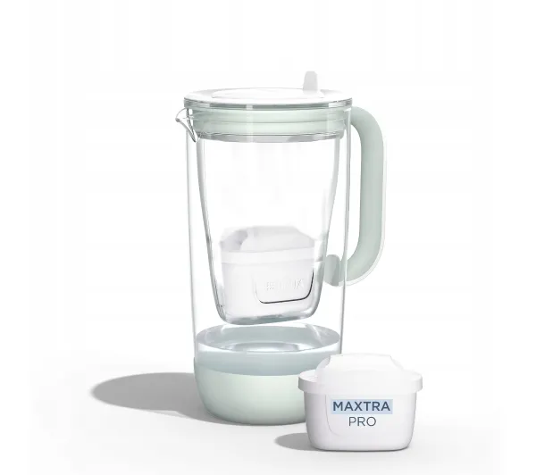 Dzbanki filtrujące - Brita Glass Mint Base