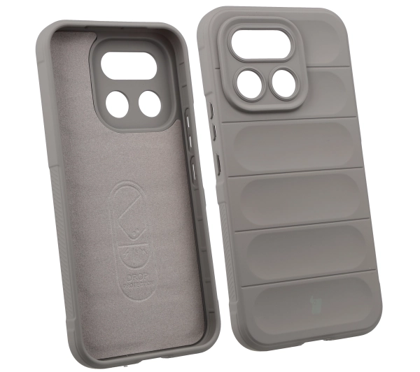 Bizon Case Tur do Realme 16 Pro 5G Jasnoszary