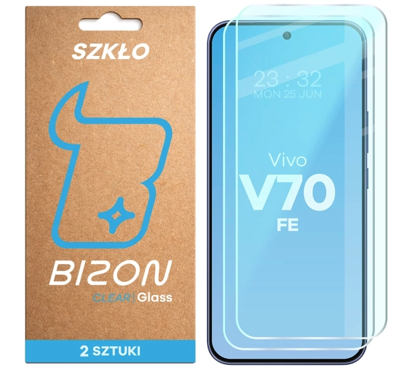 Bizon na ekran Glass Clear Duo do Vivo V70 FE 5G 2 sztuki